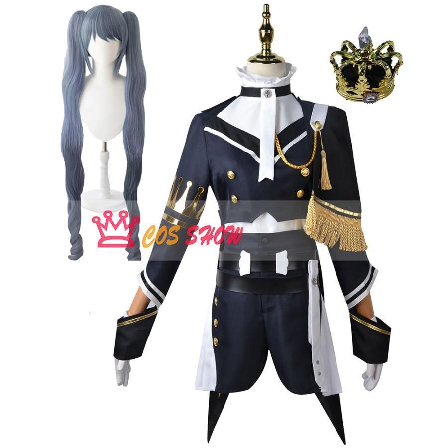 プロセカ 初音ミク軍服 コスプレ衣装 cosplay 仮装 ウィッグ追加 イベント クリスマス ハロウィン ステージ 文化祭