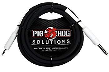 【】(未使用･未開封品) Pig Hog Solutions 1/4 TRS to 1/8 Mini Adapter Cable 10 ft. by PigHog 0pbj0lf