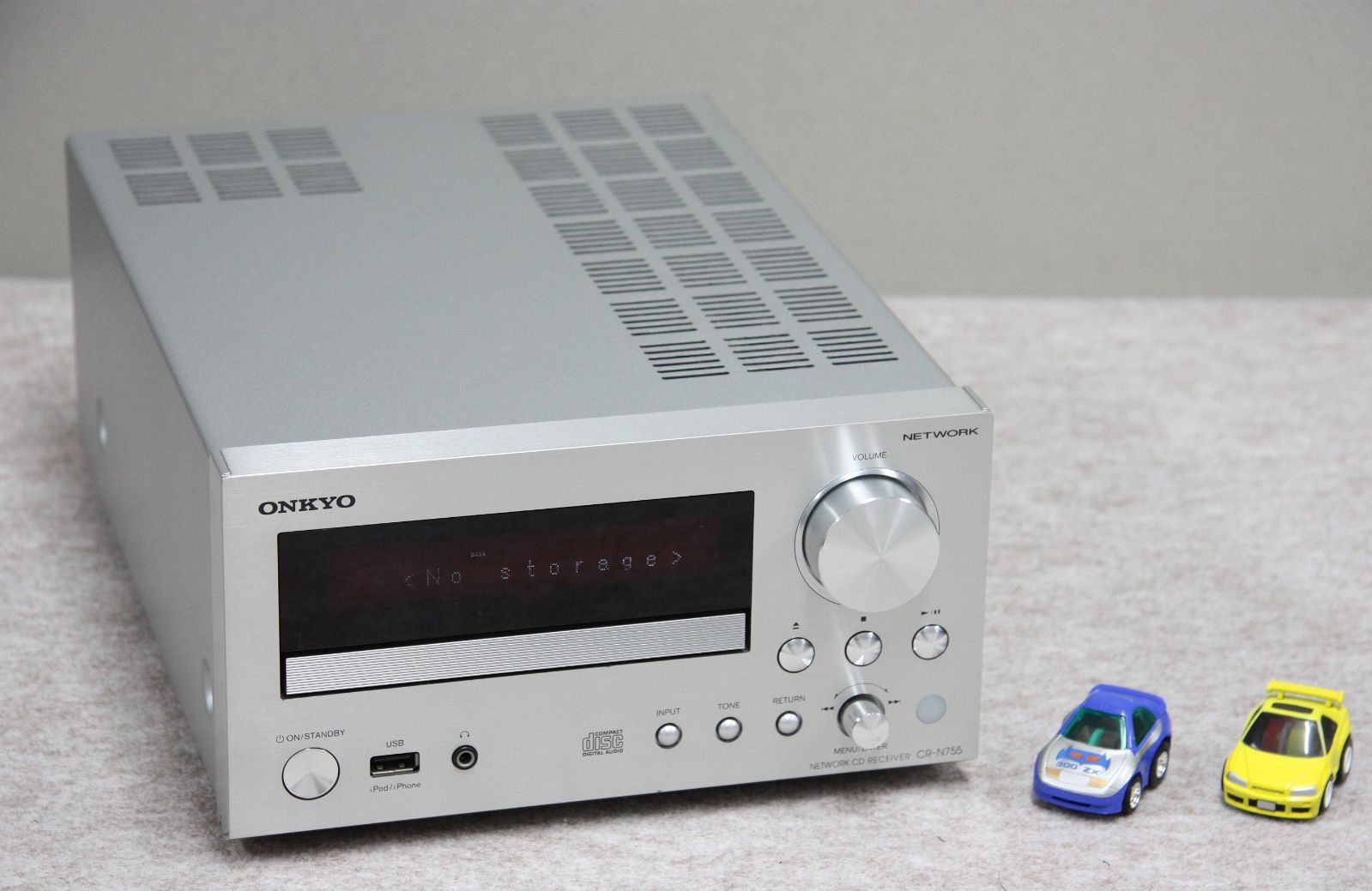 ONKYO ネットワークCDレシーバー CR-N755 シルバー ONKYO ネットワーク機能付CD/USBレシーバーCR-N755 シルバー