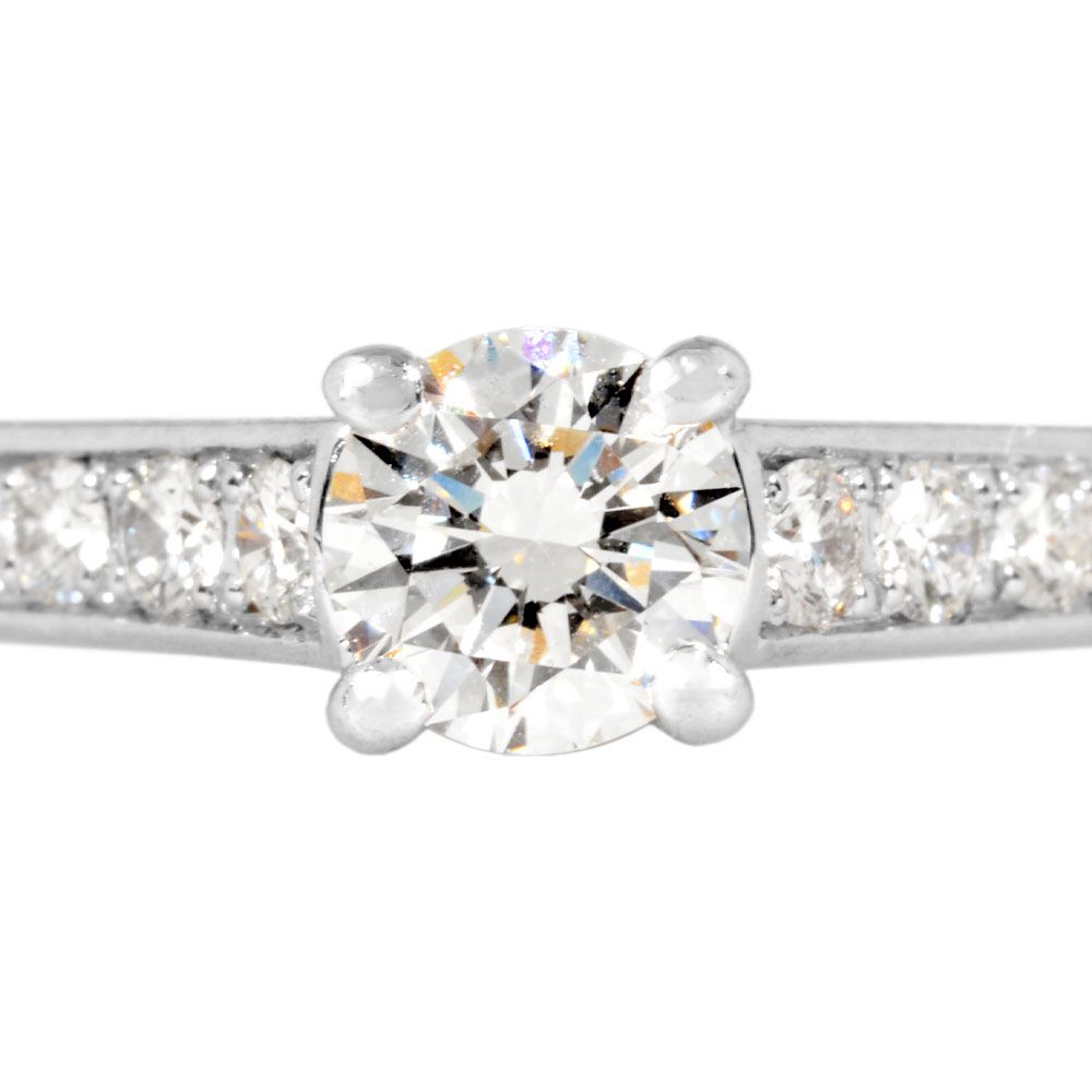 Van Cleef & Arpels ロマンス ダイヤモンドリング ソリティア ヴァンクリーフ&アーペル ロマンスソリティアダイヤリング (0.7
