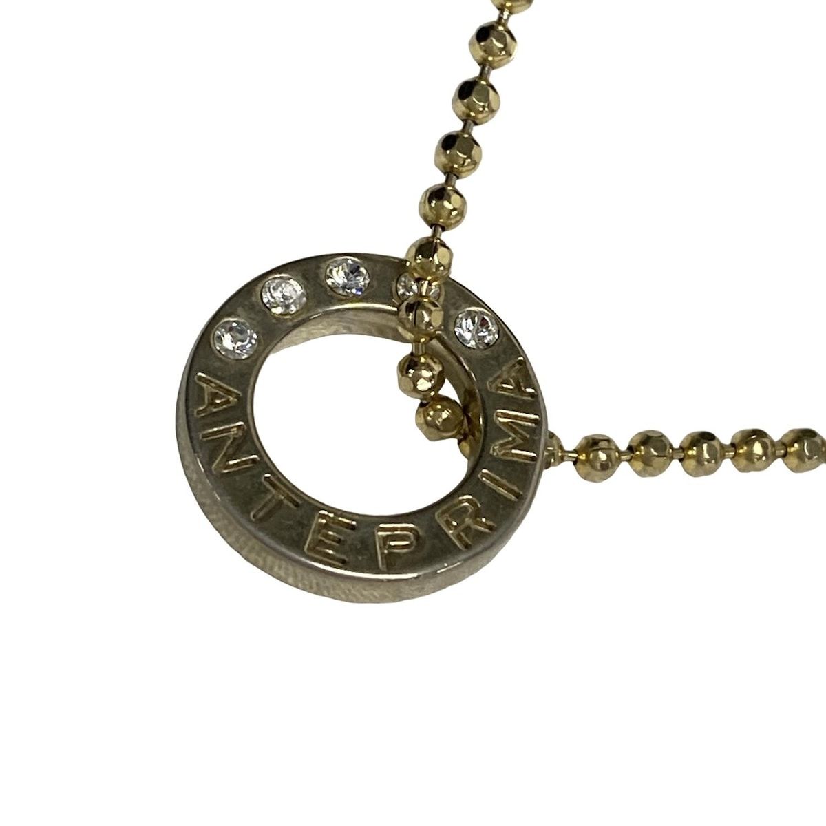 ANTEPRIMA アンテプリマ 日傘 - ダークネイビー 折りたたみ日傘 コットン