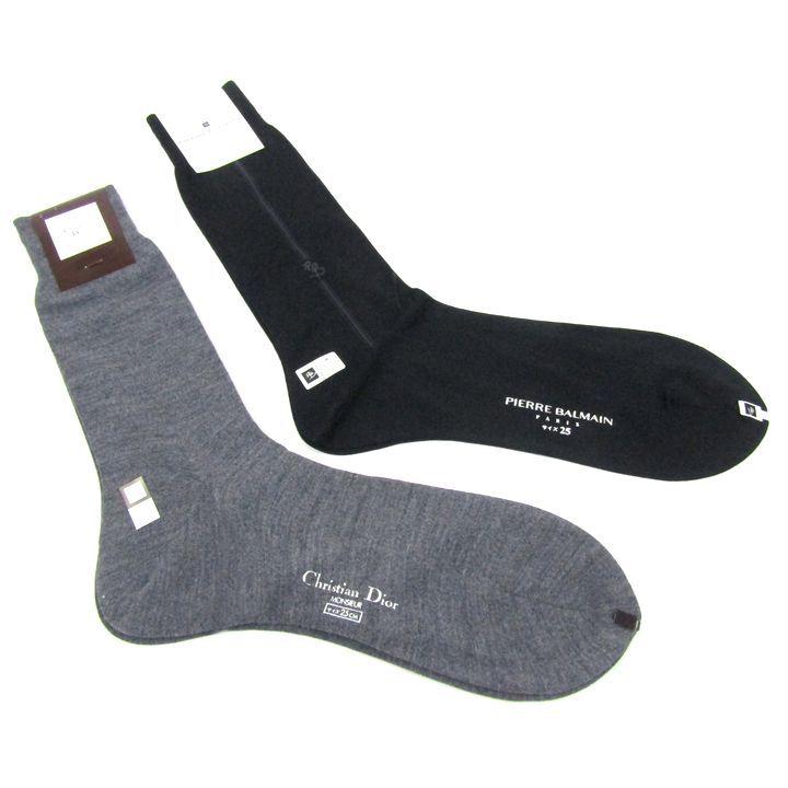 セリーヌ/ダンヒル/イヴ・サンローラン/ディオール 靴下 6点セット 未