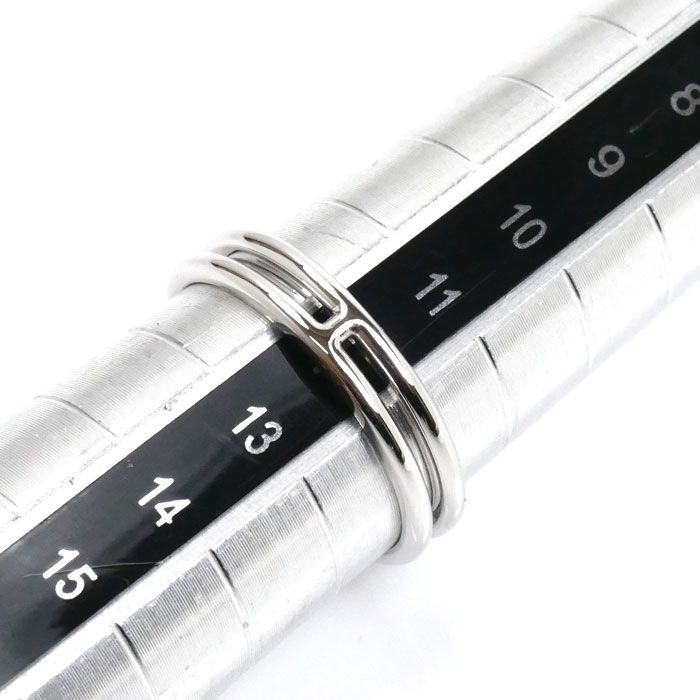 HERMES エルメス K18WG ホワイトゴールド アリアンヌ リング・指輪  