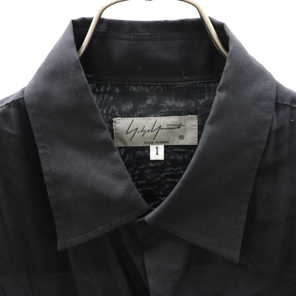 ヨウジヤマモト 】 19SS IT'S リリック プリント 長袖シャツブラウス