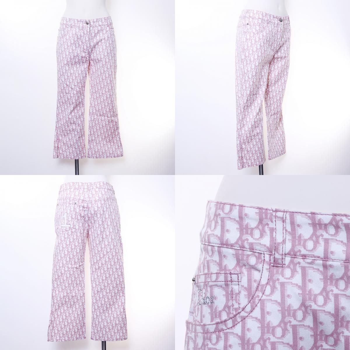 Christian Dior チューブトップ トロッター ピンク