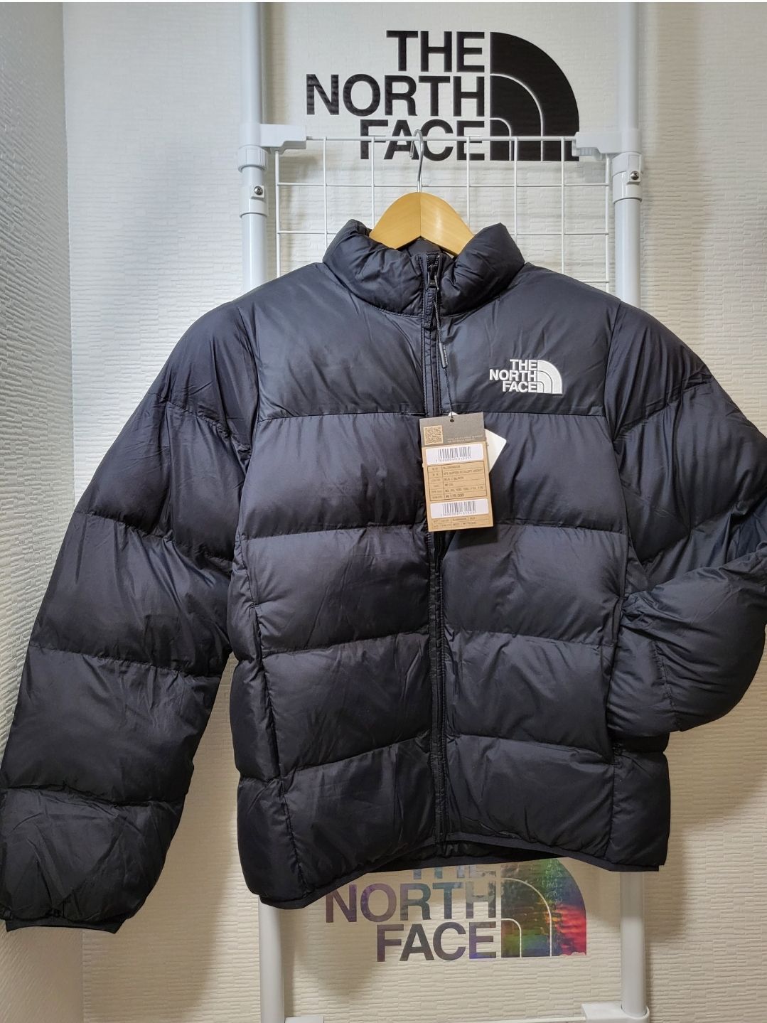 THE NORTH FACE ノースフェイス 新品 中綿 ダウンジャケット 黒 - メルカリ