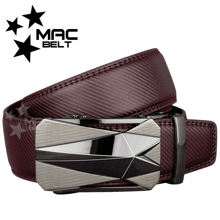 オートロックベルト メンズ 本革 穴なし 無段階 ブランド ビジネス ゴルフ 穴無し おしゃれ 大きい かっこいい ブラウン MBE-484-DBR