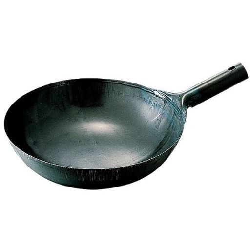 カンダ(kanda)神田鉄鍋北京鍋鉄33cm板厚1.2mm日本製片手中華業務用