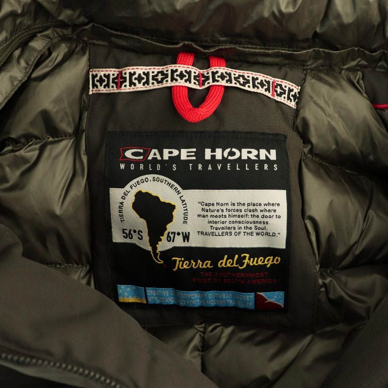 ケープホーン CAPE HORN BEAGLE ダウンコート アウター フード 42  