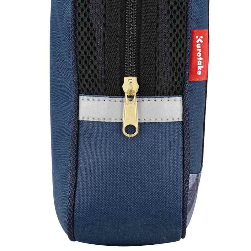 呉竹 書道セット GA-1300S ネイビー×チェック 書道用品 お習字セット