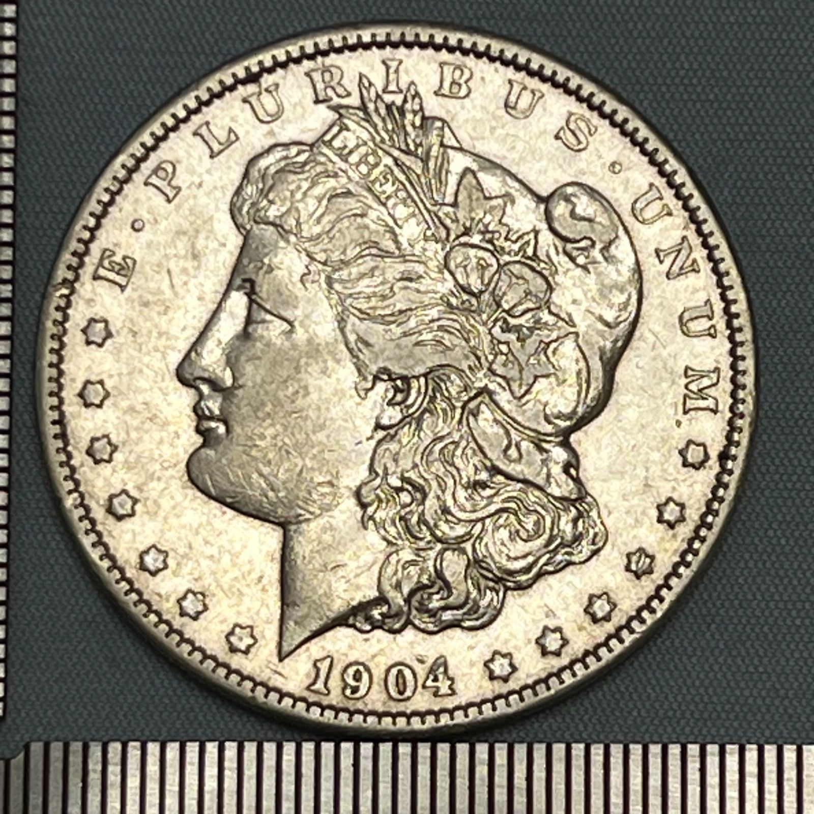 銀貨 1904年 アメリカ モルガンダラー Morgan Dollar 自由の女神とアメリカ夢の象徴 233