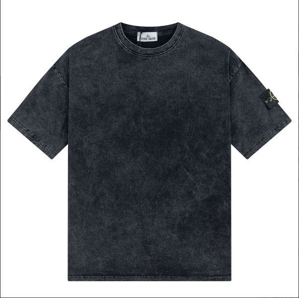 Stone lsland ストーンアイランド/ストーンアイランドサマーニューオールドウォッシュ半袖Tシャツ