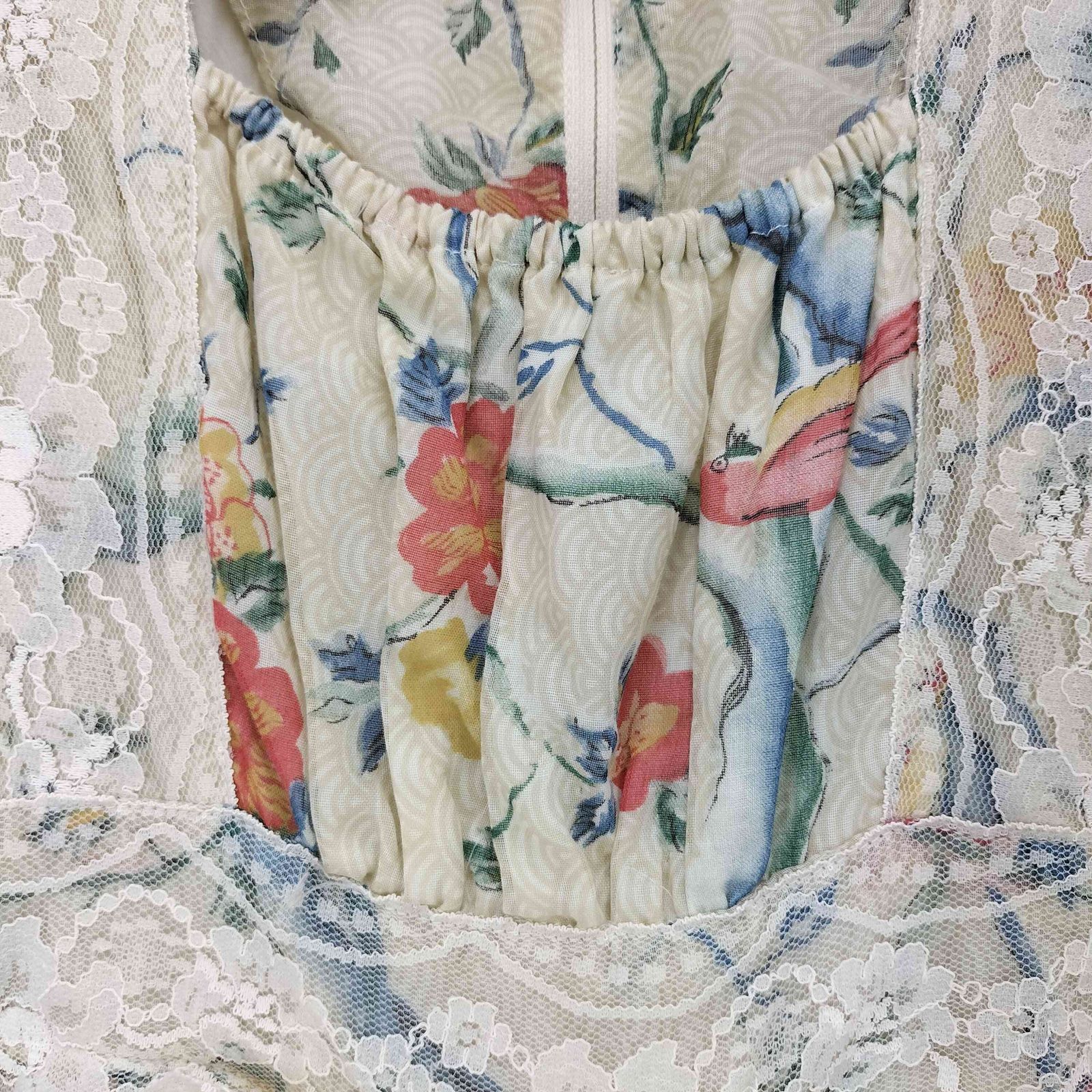 ガニーサックス GUNNE SAX 70-80S USA製 ヴィンテージ 花柄ドレス