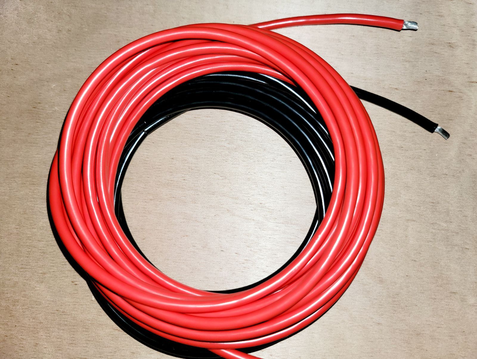 端子圧着無料 耐熱110度 日本製 8AWG 8sq 6M×2本 8ゲージ パワー