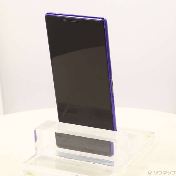 中古品〕 Xperia 1 64GB パープル 802SO SoftBank【344】 - メルカリ