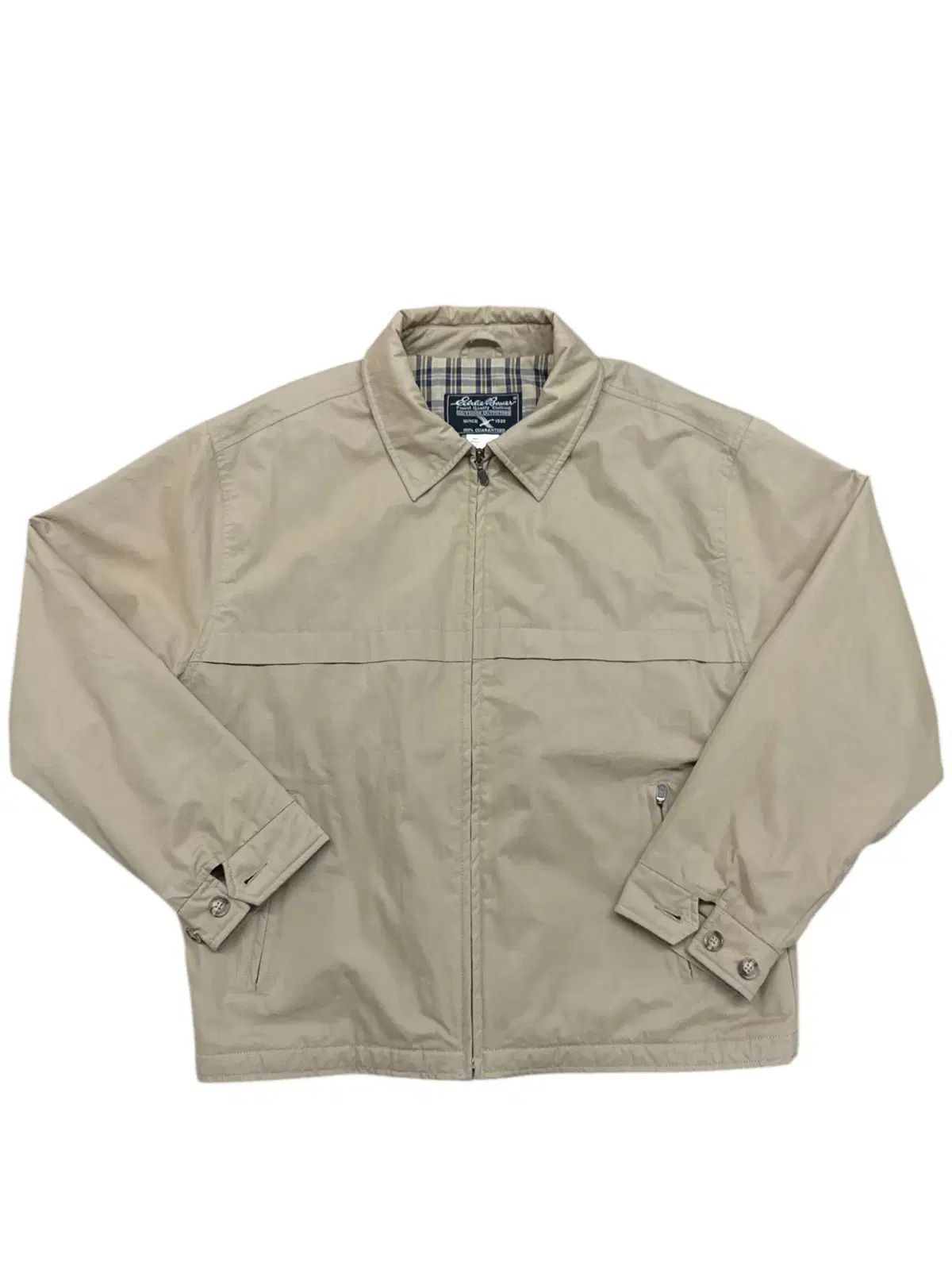 エディ・バウアー（ EDDIE BAUER ） ベージュ 綿 ワーク ジャケット L