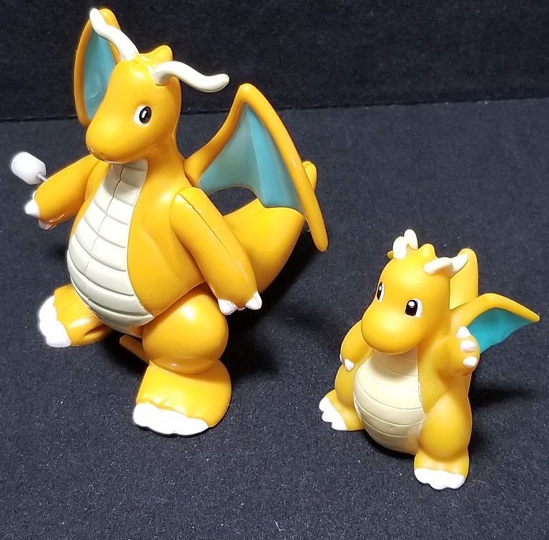 当時品 カイリュー ポケモンキット＆ポケモンキッズ 指人形