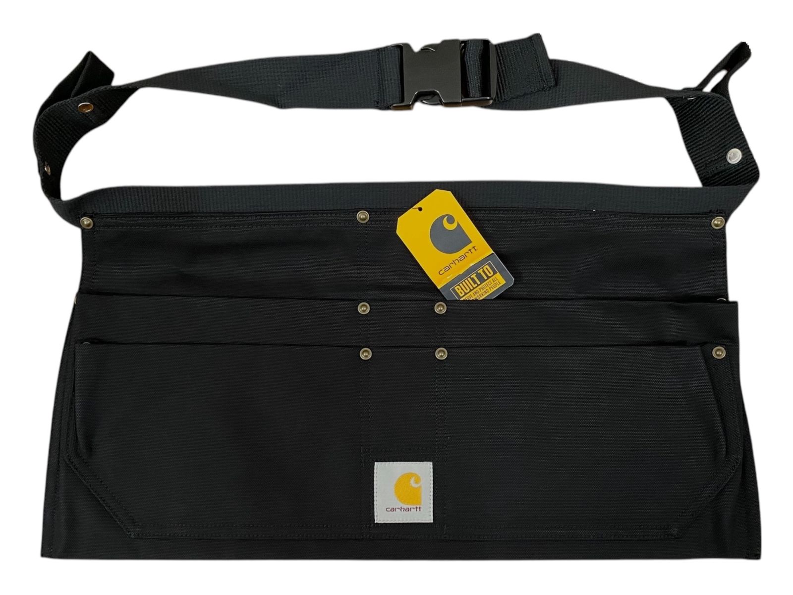 Carhartt カーハート FIRM DUCK HALF APRON エプロンバッグ 106668 S|M ブラック 雑貨|078