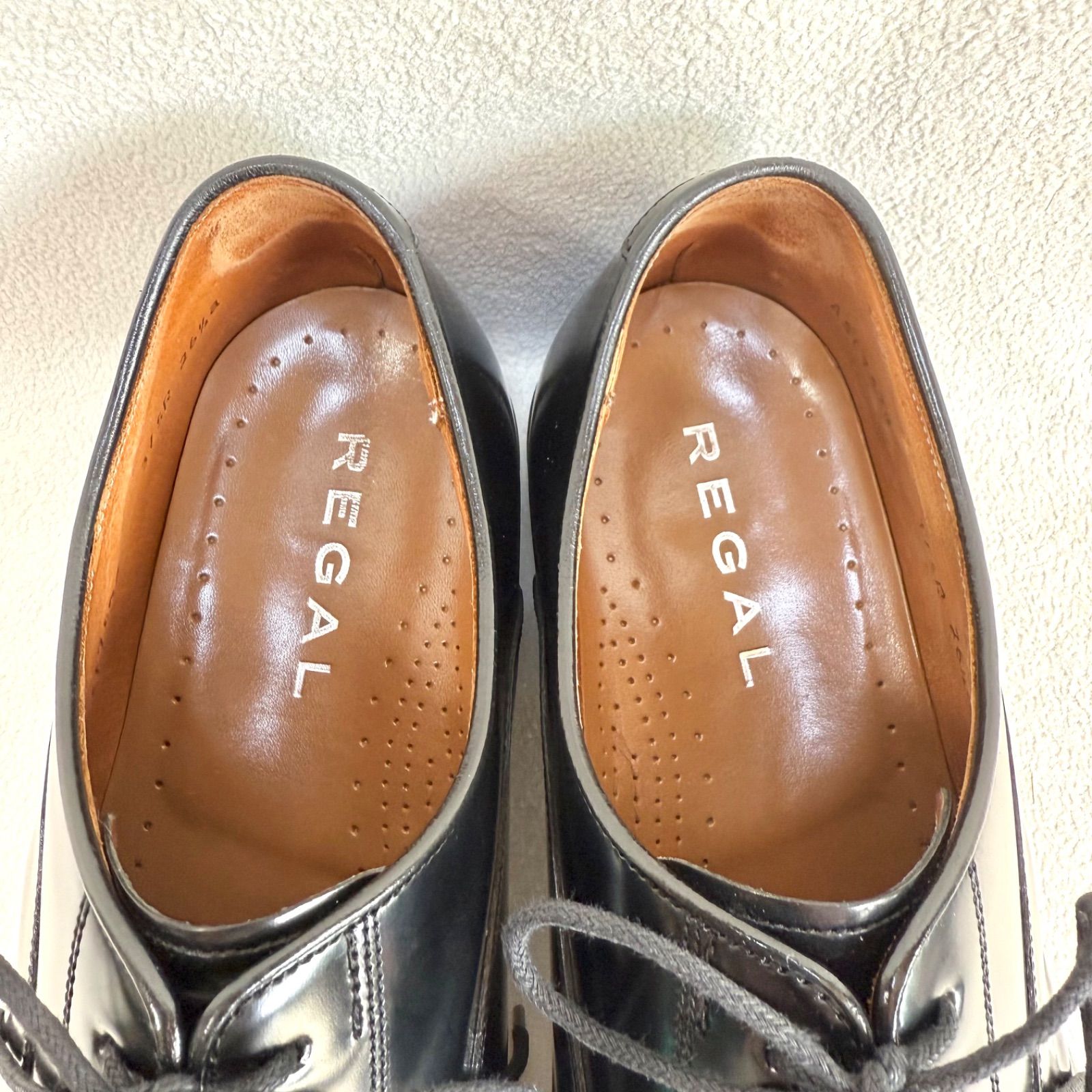 美品✨リーガル 315R ストレートチップ レザー ブラック 本革 26.5