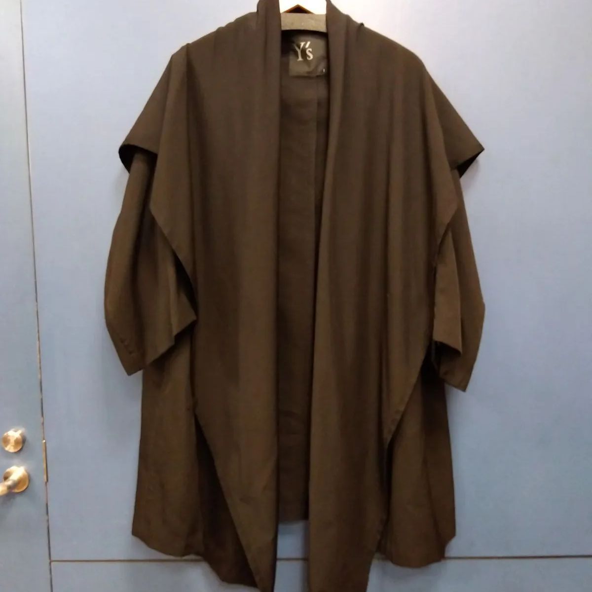 M9 Y's ワイズ ヨウジヤマモト 変形マントコート ブラック 1