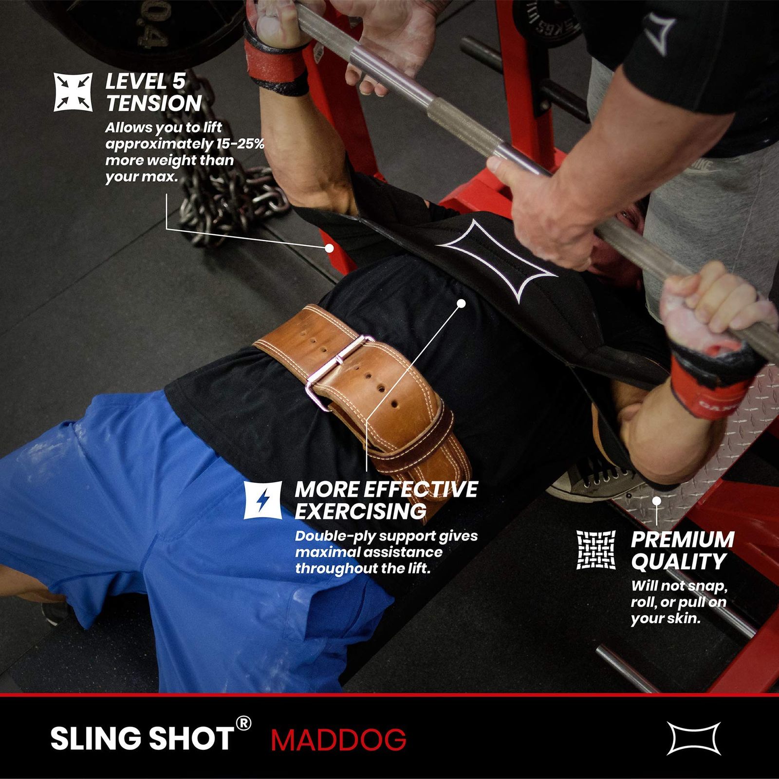 Slingshot(スリングショット) マッドドッグ ベンチプレス用