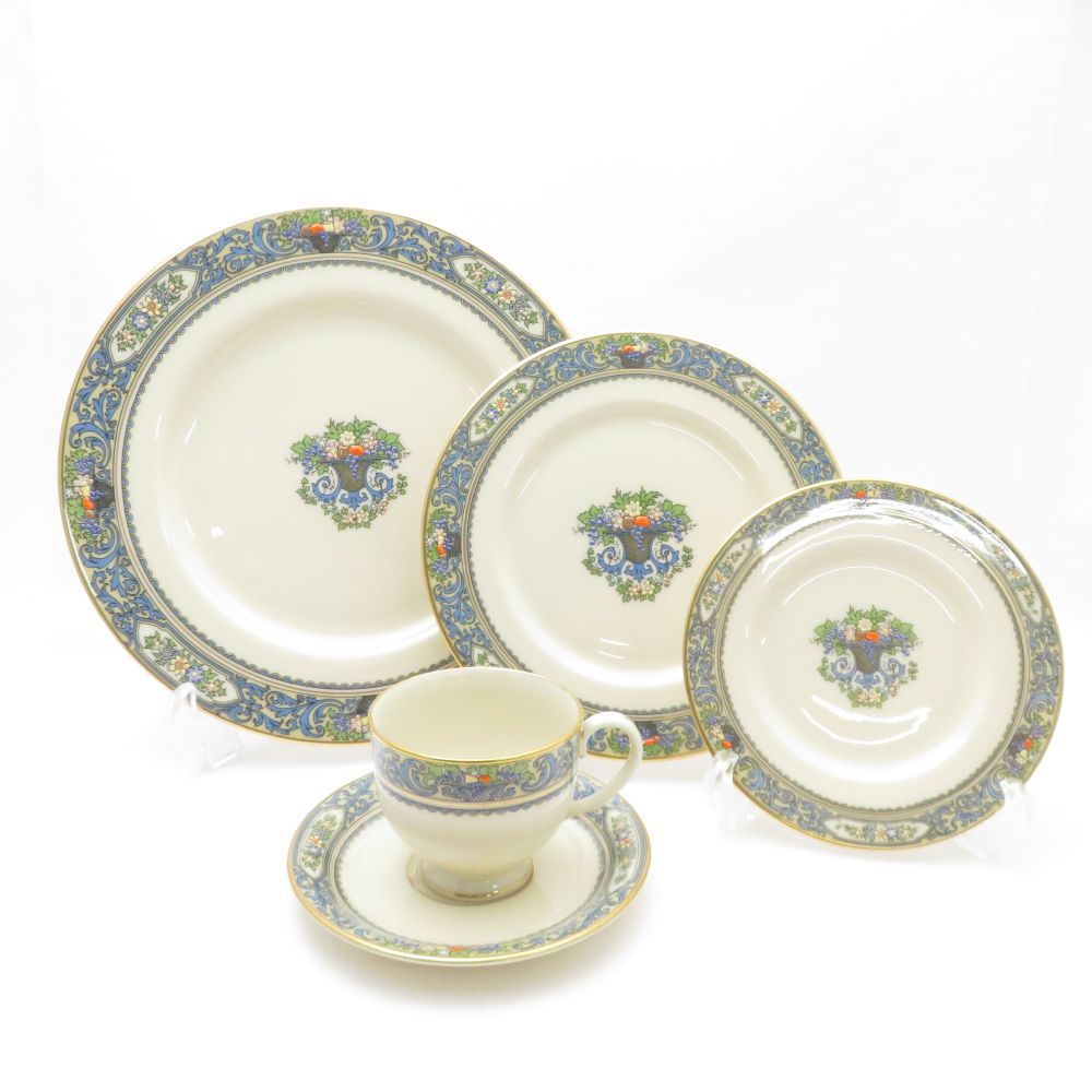 LENOX レノックス オータム カップ＆ソーサー プレート 16㎝ 21㎝ 26㎝ 4点 プレートセット ST472G1