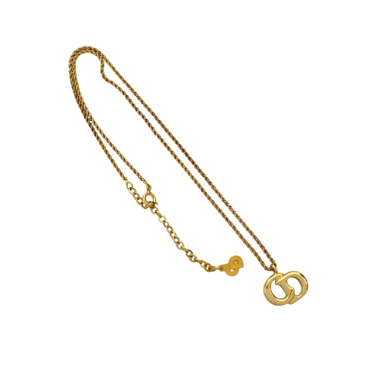 美品✨ クリスチャン　ディオール　ネックレス　CD　ゴールド　ヴィンテージ　希少 Christian Dior（ヴィンテージ ディオール）CD ロゴ チャーム