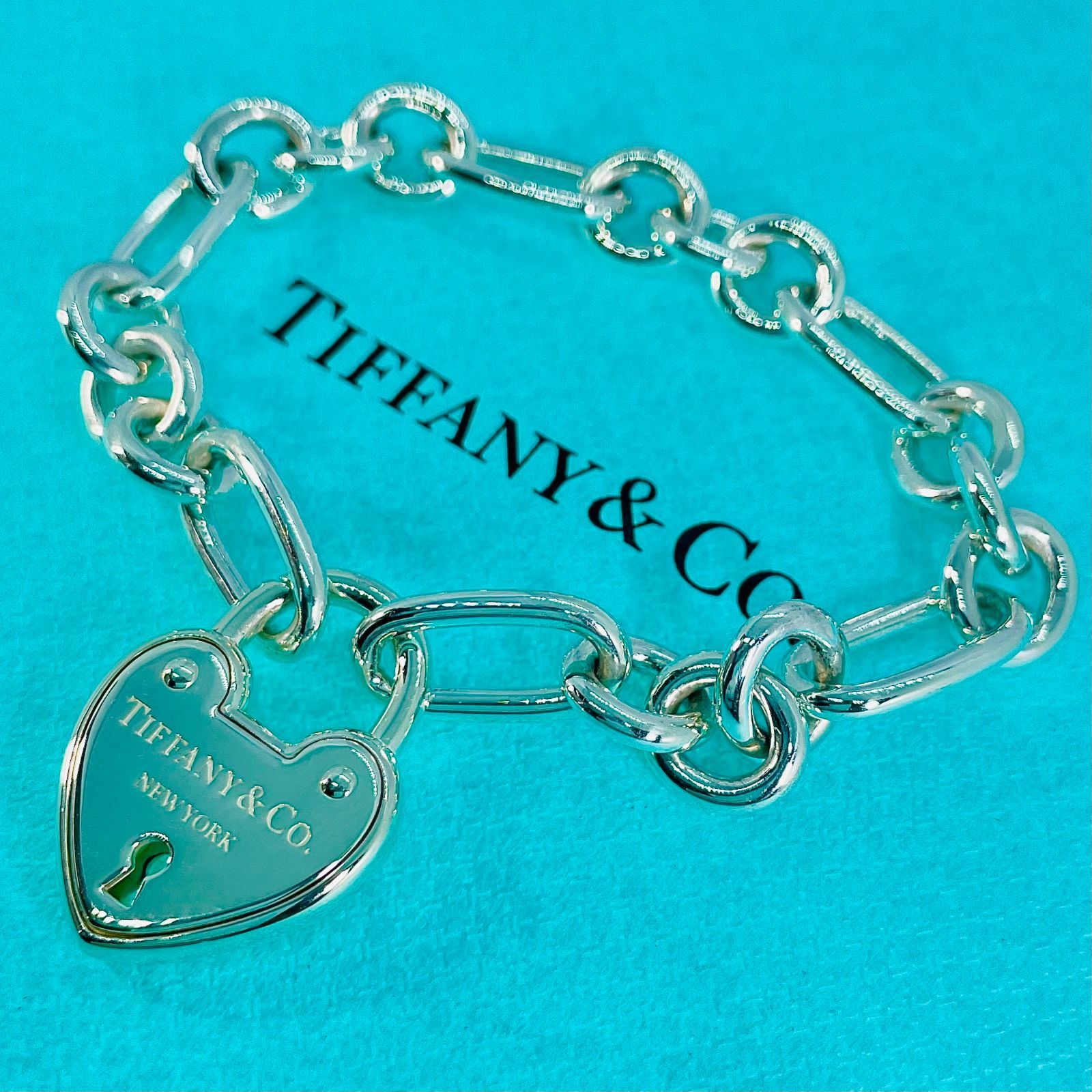 希少】 ティファニー リターントゥ ラージ アークハート ロック ラージチェーン シルバー ブレスレット TIFFANY&Co. カデナ ビス  ☆626 - メルカリ