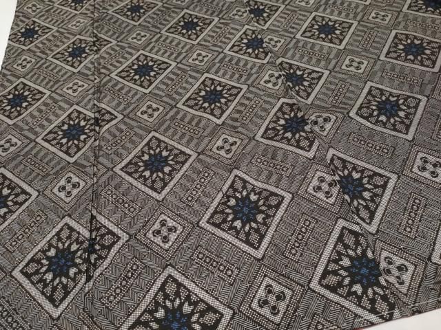 ファッションの 平和屋本店□希少 本場大島紬 龍郷絣 逸品 未使用  