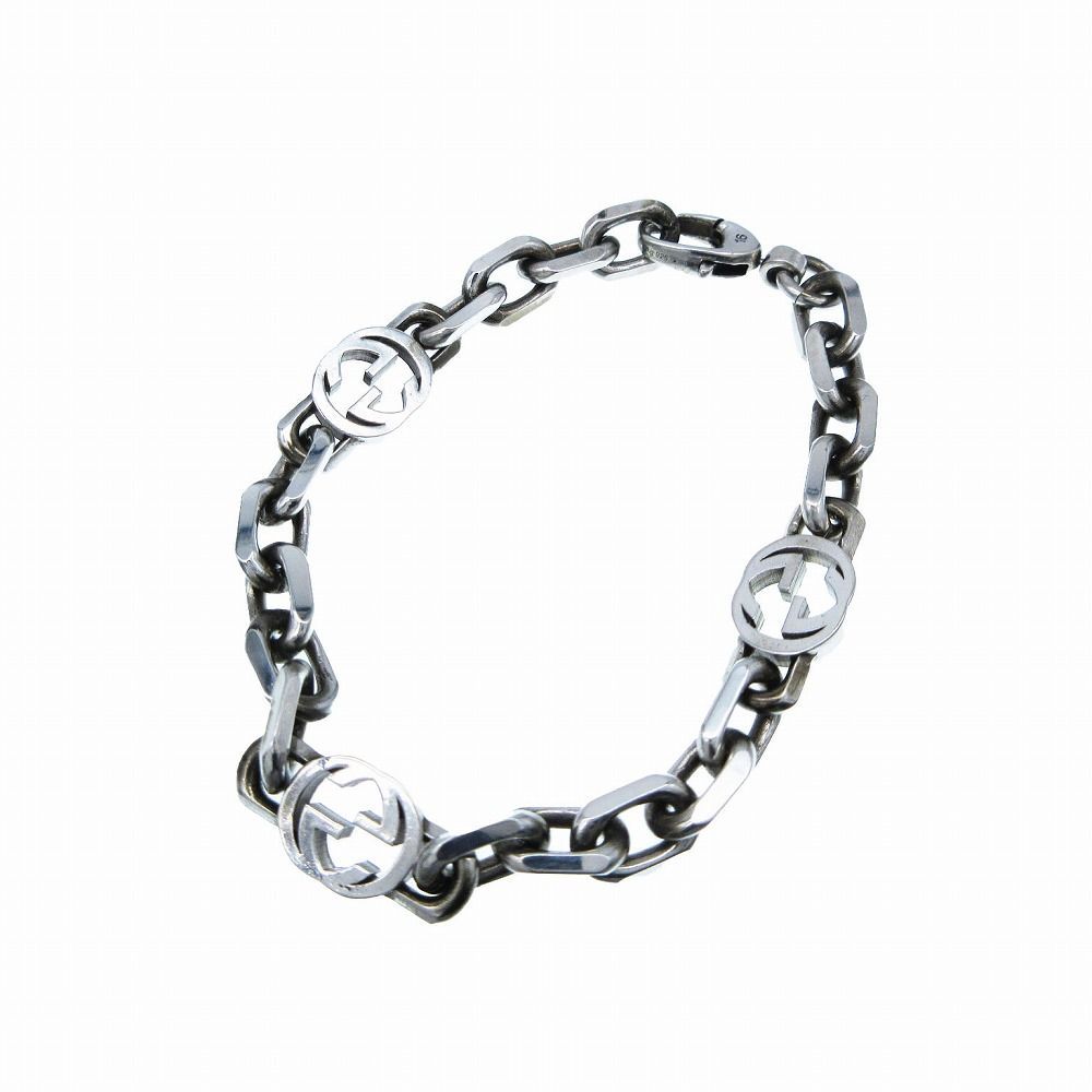 GUCCI グッチ インターロッキングG ブレスレット 16 エイジング