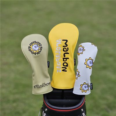 Malbon Golfマルボンゴルフクラブカバーフェアウェイウッド用 3点