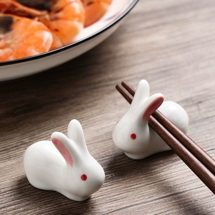 新品(送料無料) うさぎ 箸置き 6匹セット ウサギ 白兎 うさぎ 新品(送料無料) うさぎ 箸置き 6匹セット ウサギ 白兎 うさぎ