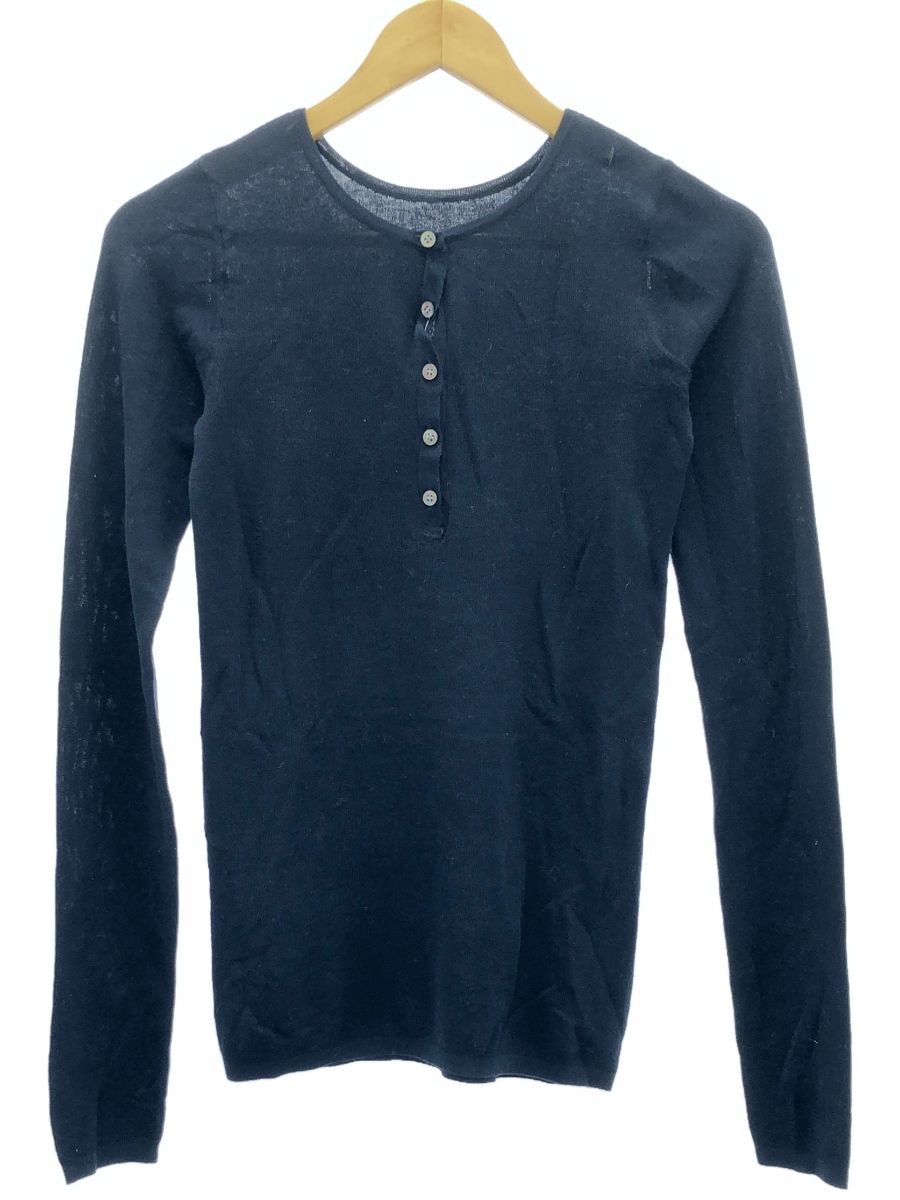 【未使用・タグ付】GOOD GRIEF!/HENLEY RIB KNIT TOP GOOD GRIEF! HENLEY RIB KNIT TOP レディース ネイビー FREE