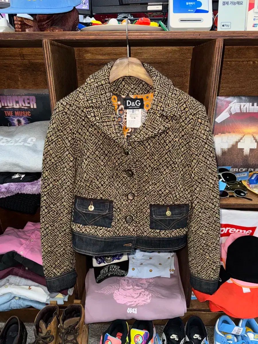 Dolce-Gabbana ドルチェ＆ガッバーナ マルチ デニム ラナウル ツイード ジャケット