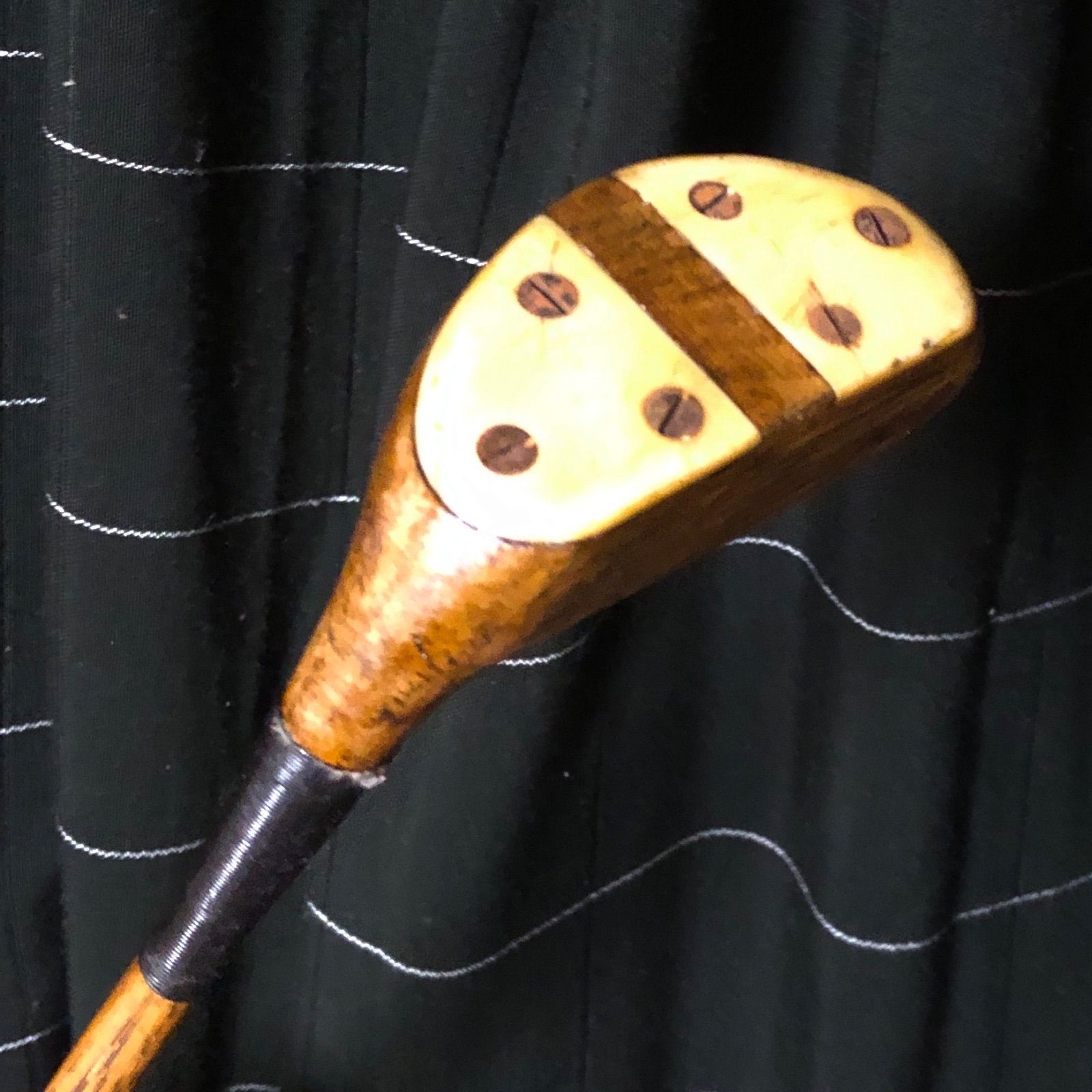 ☆57-31初入荷☆送料込み☆パター☆34インチ☆ヒッコリーパター