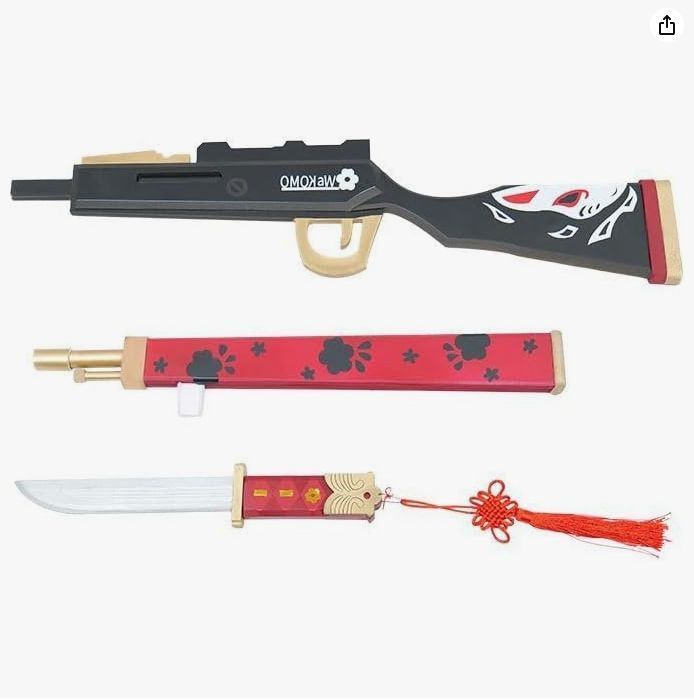 頭飾り 銃