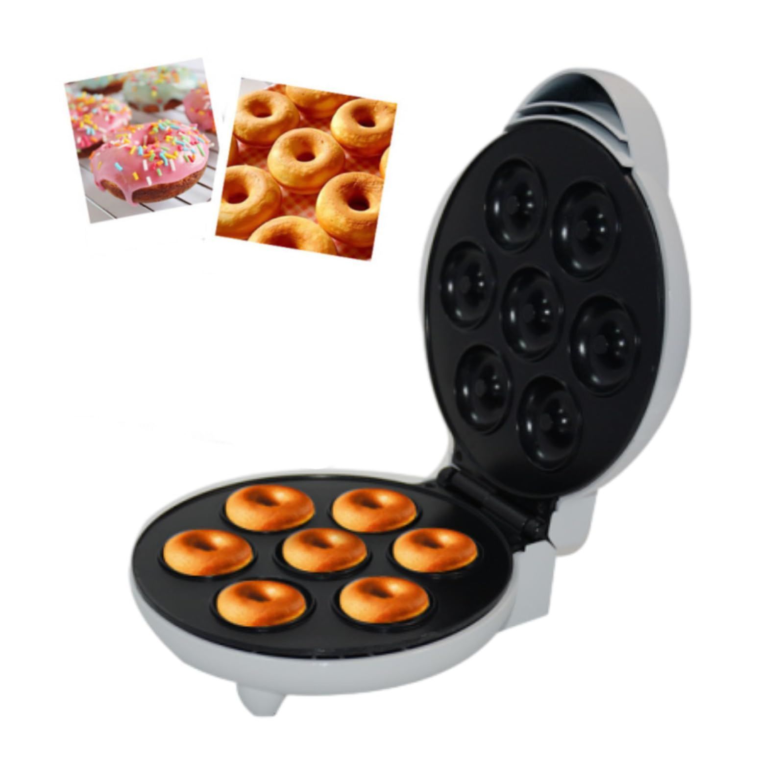 新着商品 デザート ノンスティック表面で スナック 朝食 7 子供に優しい マシン メーカー ドーナツを作ります ドーナツ ミニ