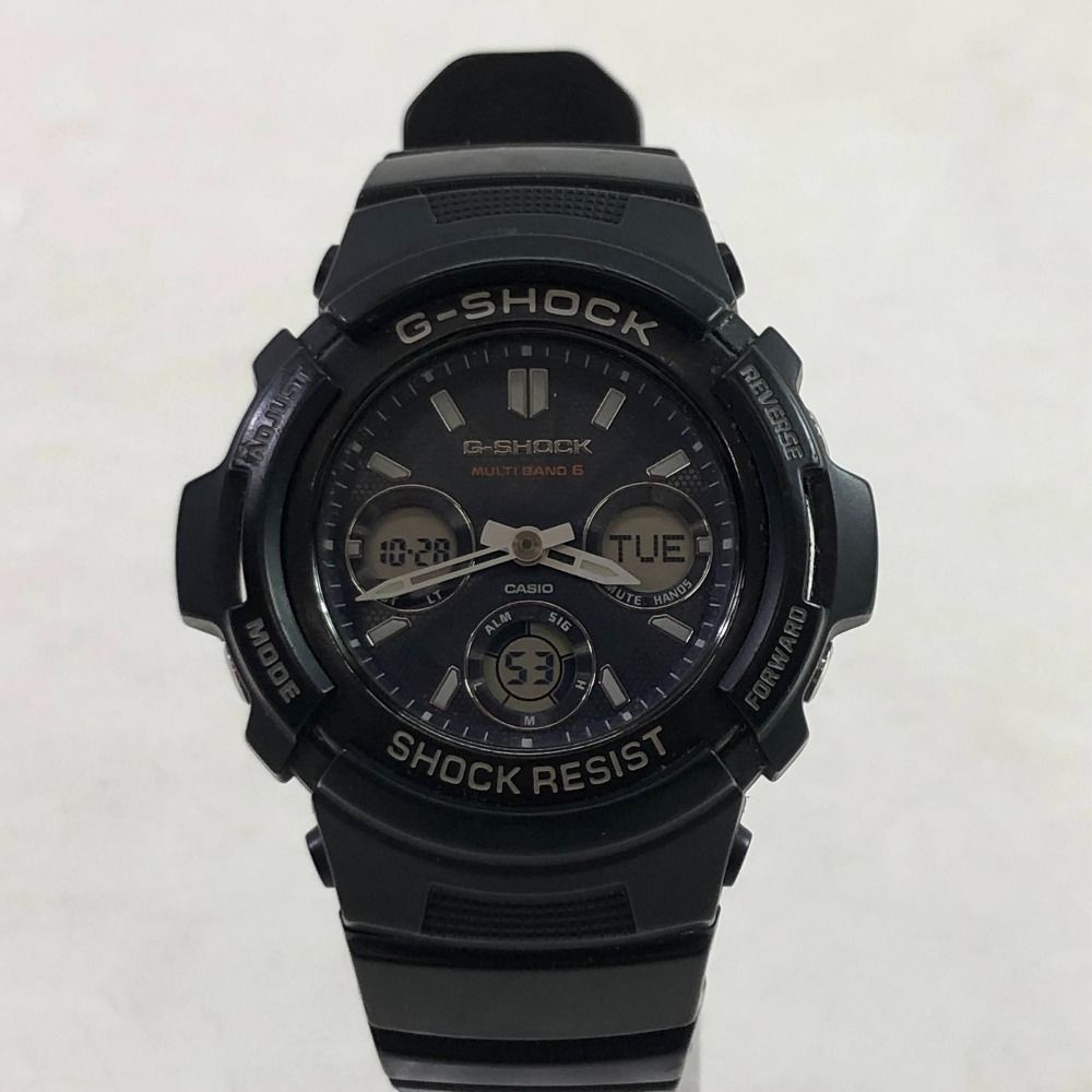 04w5170∞ G-SHOCK Gショック 腕時計 AWG-M100SB ブラック 電気ソーラー CASIO カシオ 八王子店