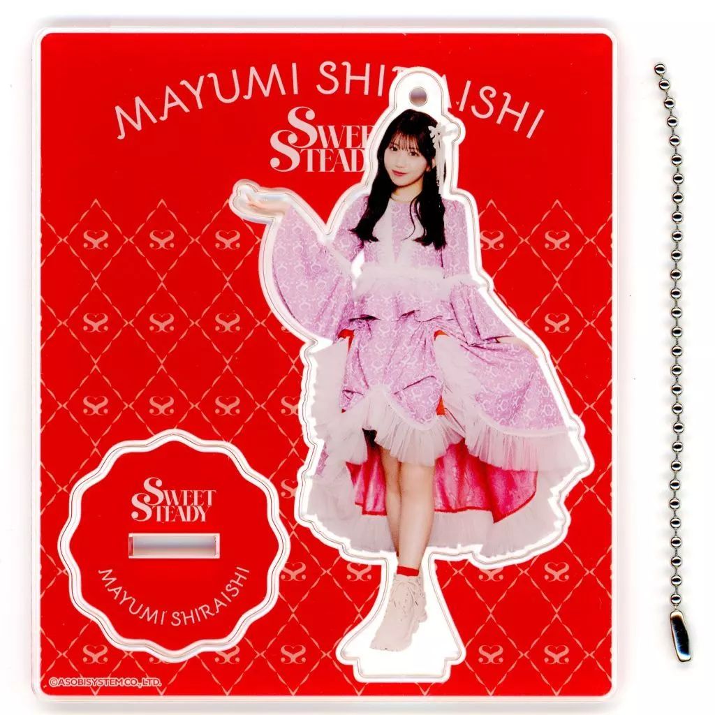 中古】アクリルスタンド・アクリルパネル 白石まゆみ(SWEET STEADY