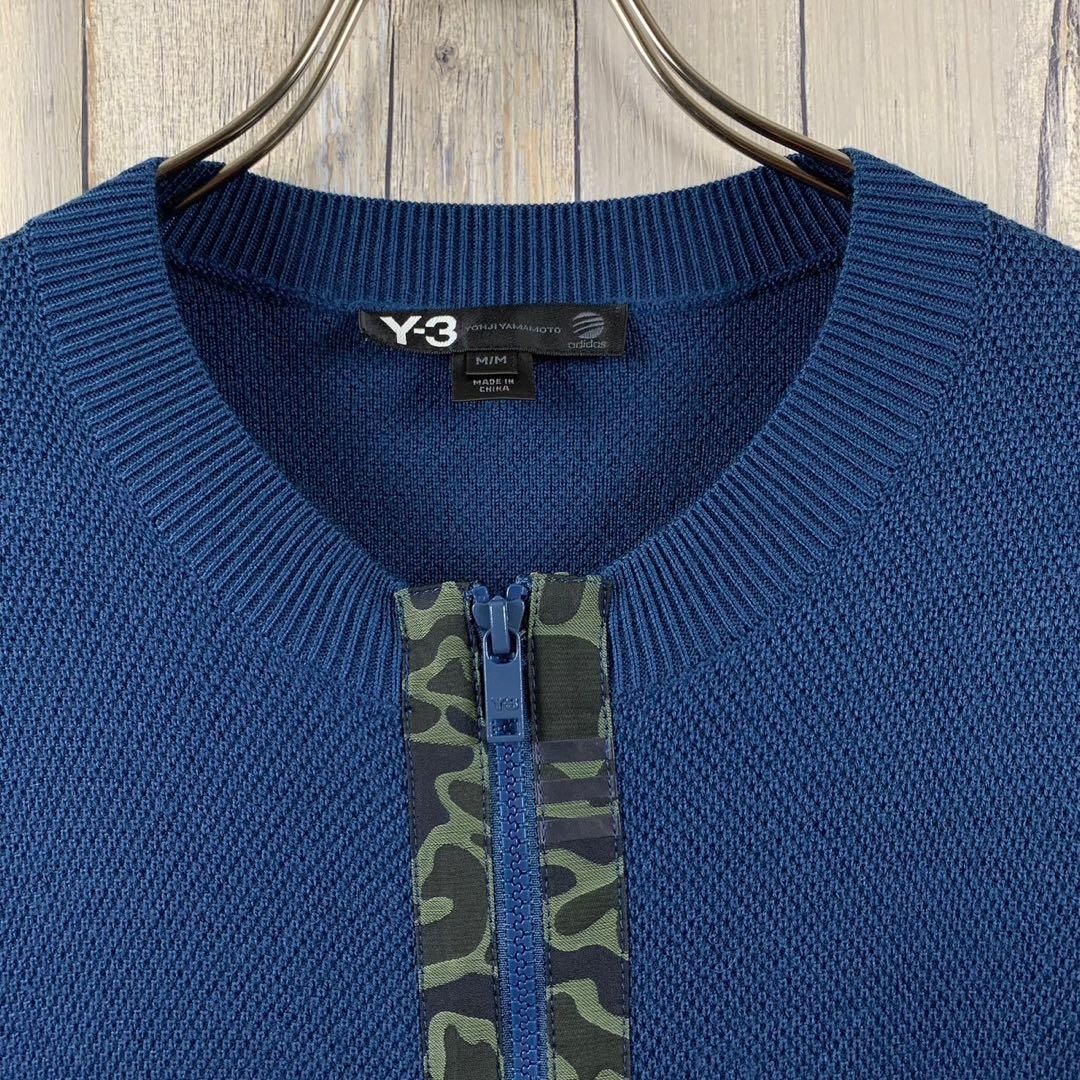 Y-3 × adidas ワイスリー アディダス コラボ ニット ジャケット M