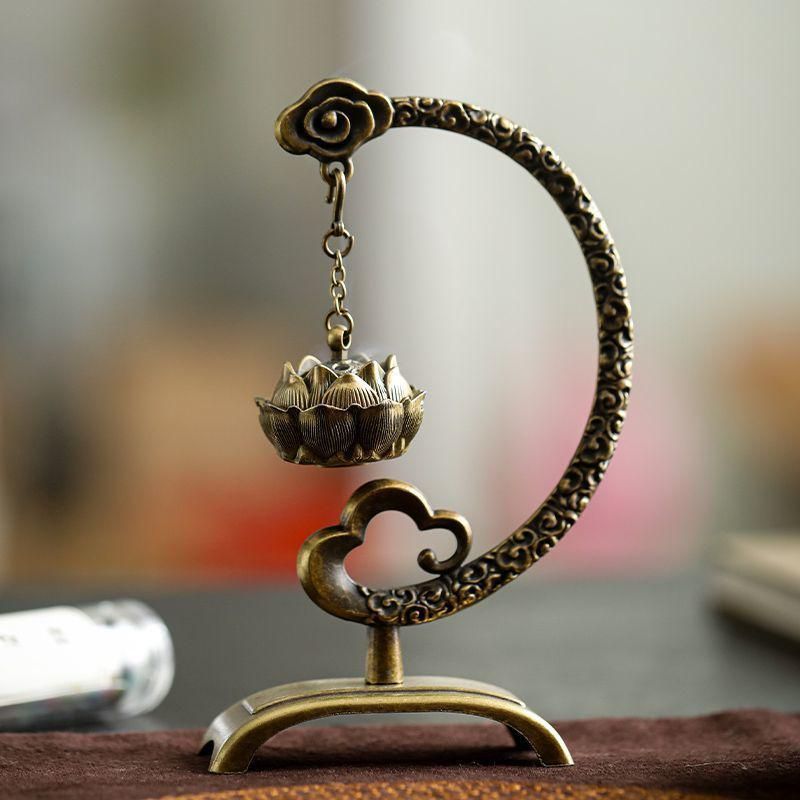 銅 細工 十二支香炉 茶道香炉 挿し香炉 仏堂香炉 装飾品 工芸品 置物 銅製 香炉 象鼻双耳香炉 仏堂挿し香炉 香道具 装飾品 工芸品