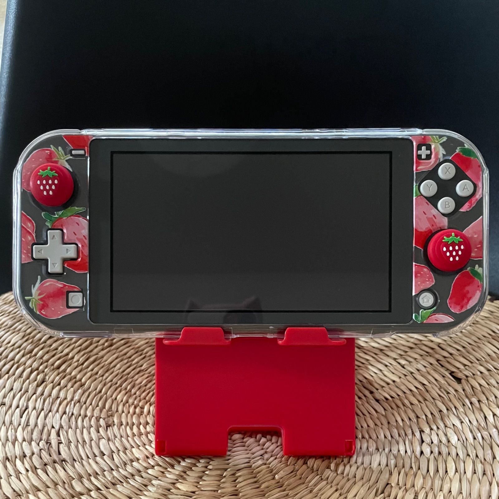 可愛い♡イチゴ Switch Lite スイッチライト クリア カバー 苺 - メルカリ