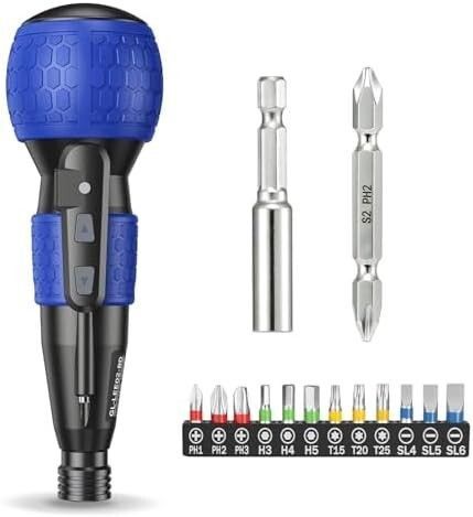 Yacooda(ヤコーダ) 電動ドライバー 小型 強力 【2024業界最新昇級】 電動4N.m 手動10N.m USB