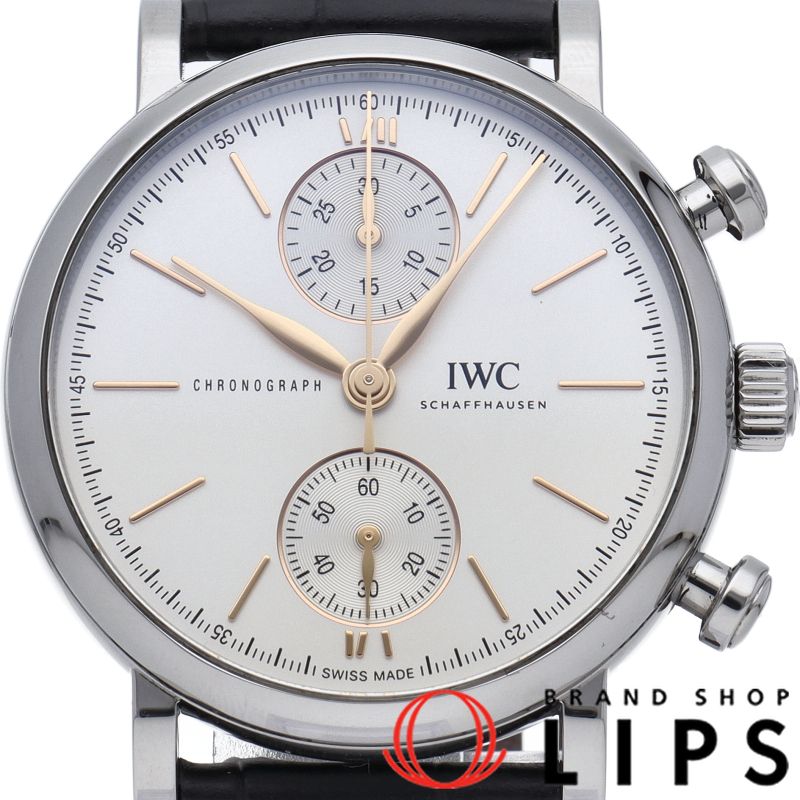 インターナショナルウォッチカンパニー IWC ポートフィノ クロノグラフ 39 IW391406 箱 保証書 SS/革 メンズ時計