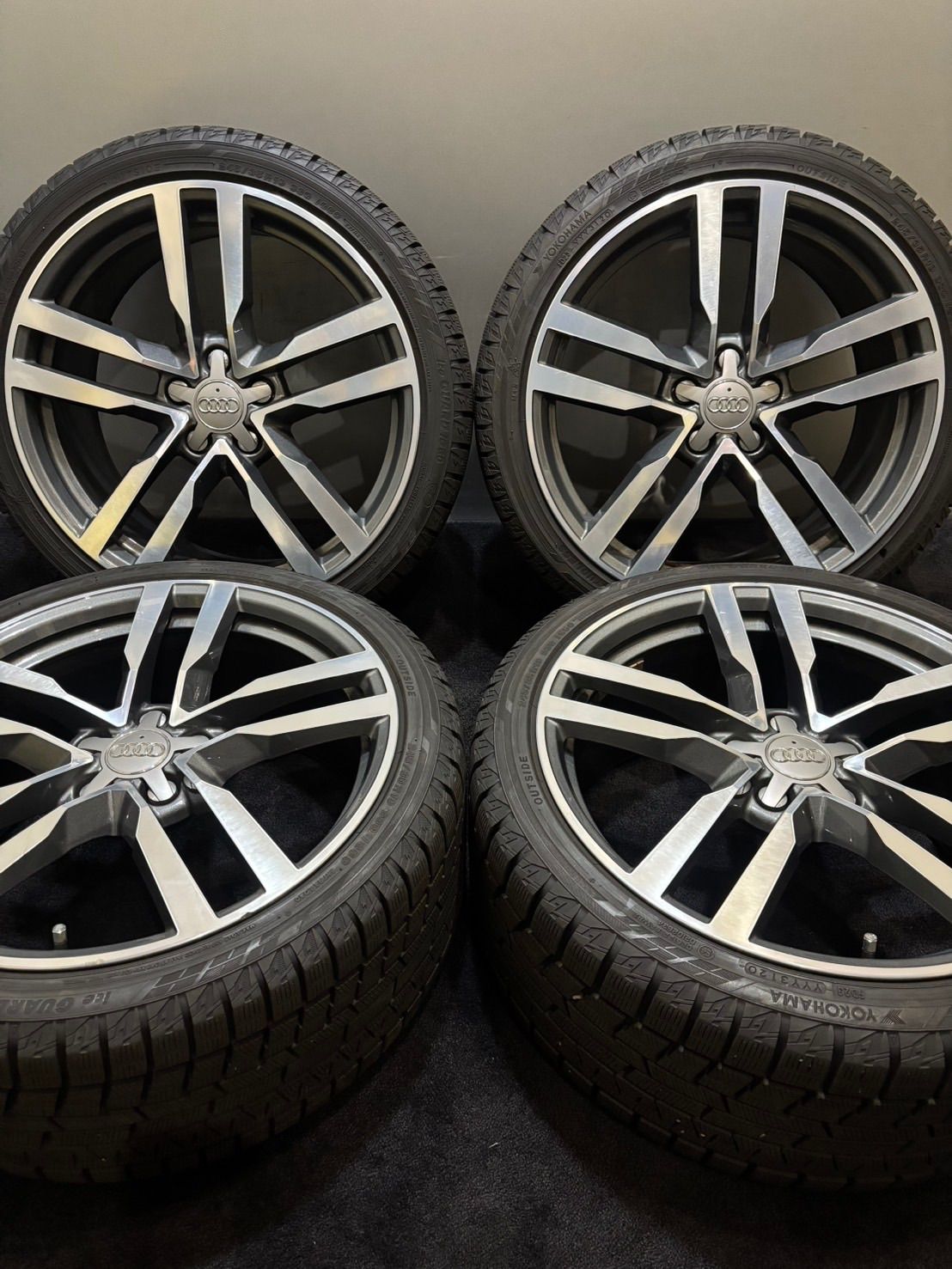 245 35R19 YOKOHAMA ice GUARD iG60 20年製 アウディ 8S TT 純正 OP 19インチ 9J 52 112 5H スタッドレス 4本 1-K212