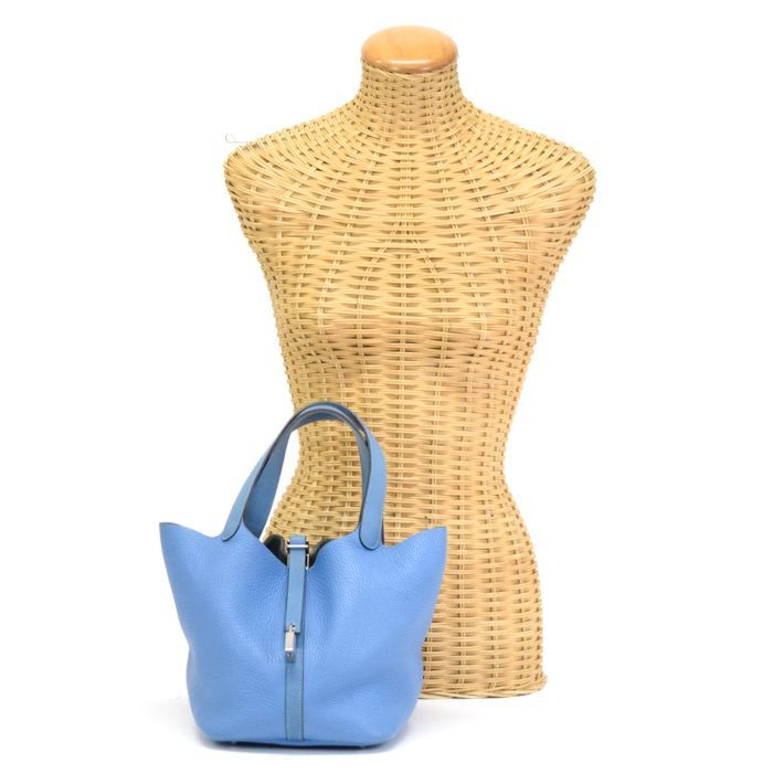 【名品】Hermès　えるめす　エルメス　ピコタン　GM　ムラサキ　高級 名品】Hermès えるめす エルメス ピコタン GM ムラサキ 高級