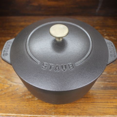 ストウブ ココット de GOHAN ホワイト L 20cm ファミリーライス Staub