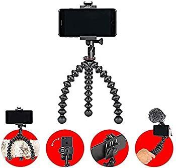 JOBY スマホ三脚 ミニ三脚 ゴリラポッド グリップタイトPRO2 フレキシブル三脚 iphone 三脚 マイク LEDライト取り付け可 自撮り アウトドア キャ