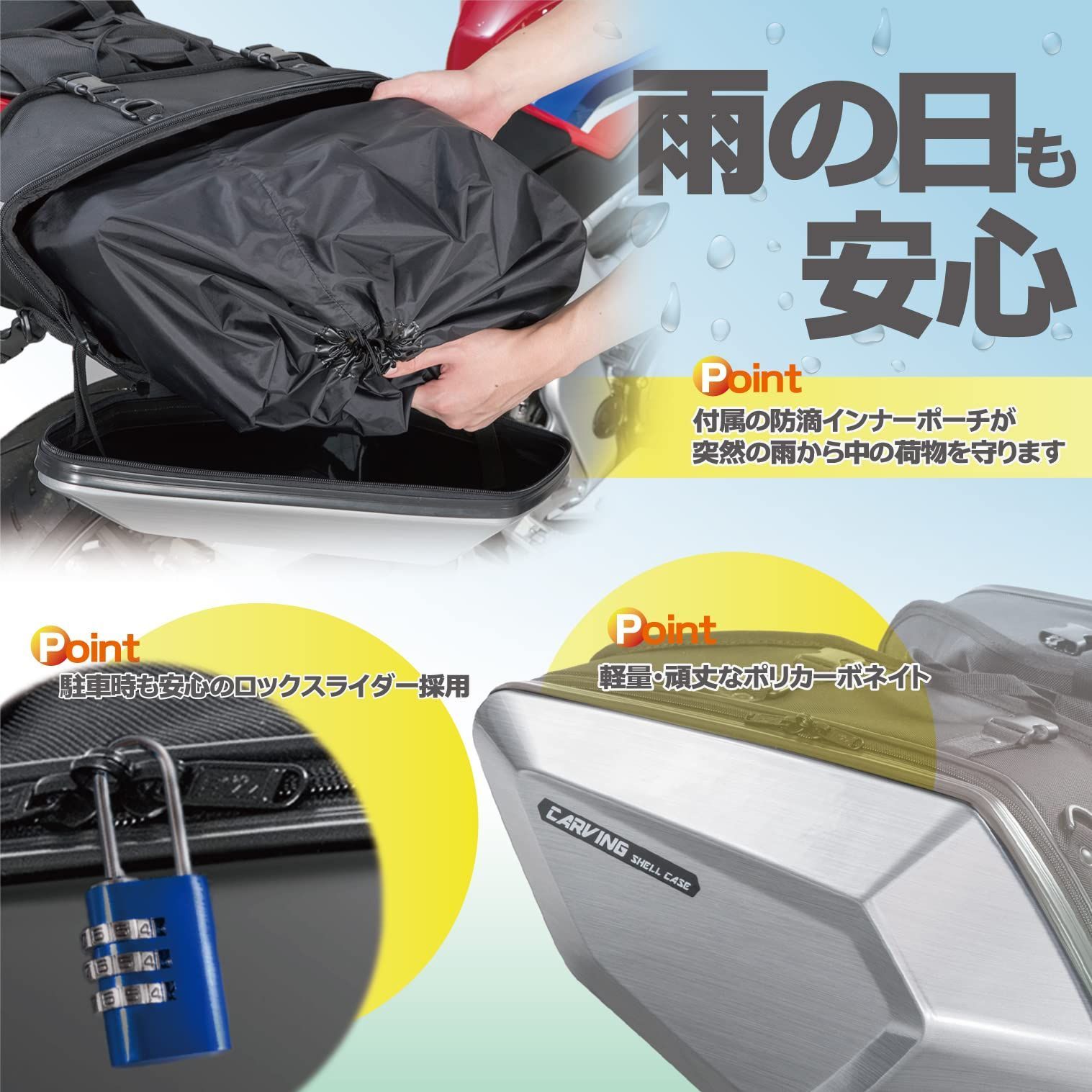MOTOFIZZ サイドバッグ