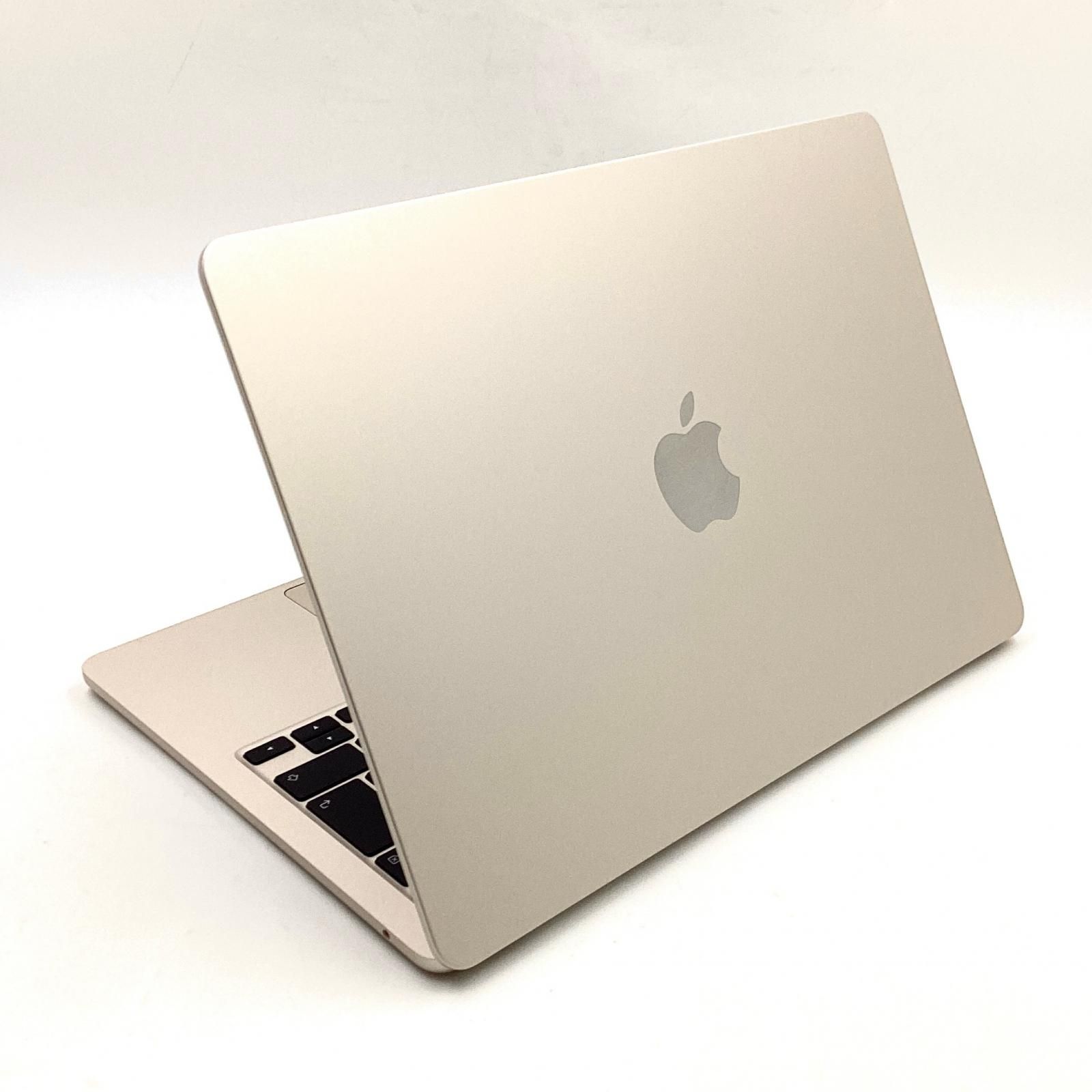 全額返金保証 最速発送 Apple MacBook Air 13インチ 2025 Apple M2 8GB SSD 256GB スターライト 94% 動作 済
